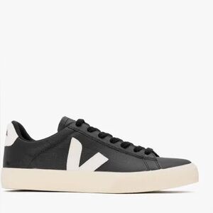 Veja Campo Leather Black, women’s size US 7, 38 EU sneakers